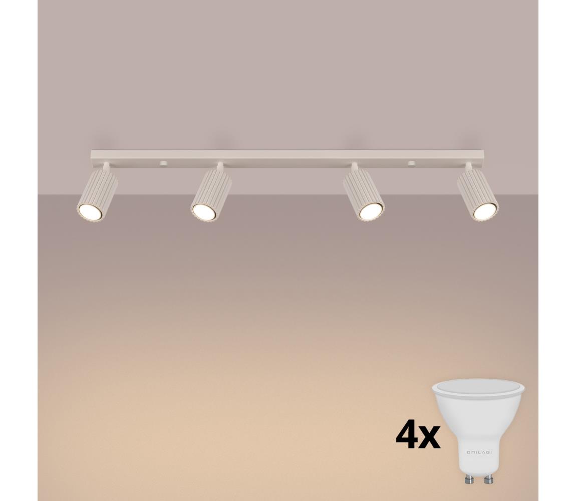 Brilagi - LED bodové svietidlo CRESTO 4xGU10/10W/230V krémové BR.1603