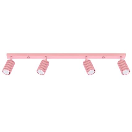 Brilagi - LED bodové svietidlo CRESTO 4xGU10/10W/230V ružové