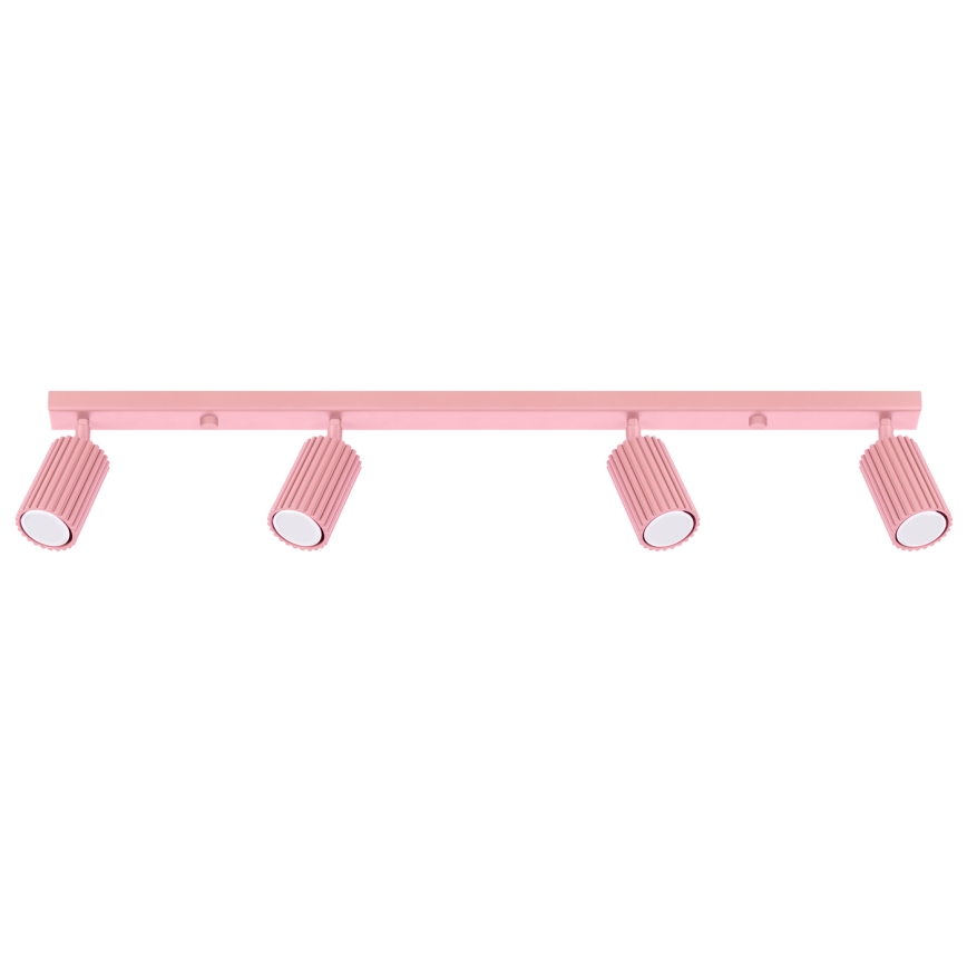 Brilagi - LED bodové svietidlo CRESTO 4xGU10/10W/230V ružové