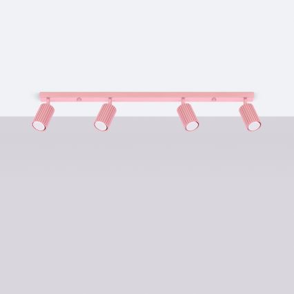 Brilagi - LED bodové svietidlo CRESTO 4xGU10/10W/230V ružové