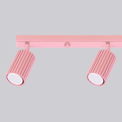 Brilagi - LED bodové svietidlo CRESTO 4xGU10/10W/230V ružové