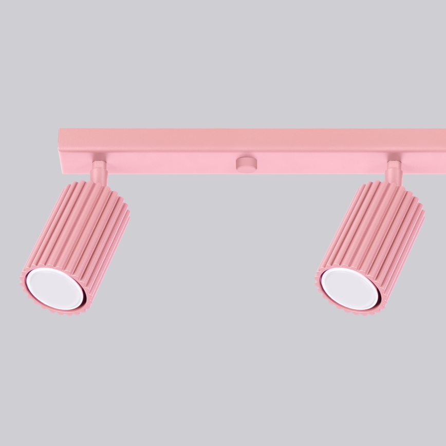 Brilagi - LED bodové svietidlo CRESTO 4xGU10/10W/230V ružové