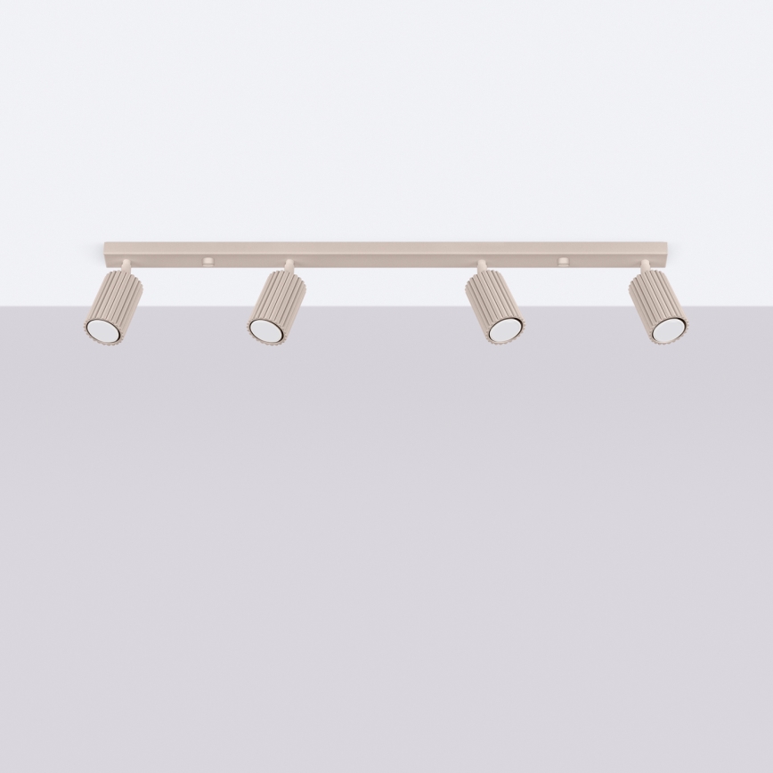 Brilagi - LED bodové svietidlo CRESTO 4xGU10/10W/230V taupe