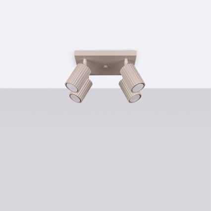 Brilagi - LED bodové svietidlo CRESTO 4xGU10/10W/230V taupe