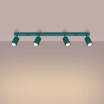 Brilagi - LED bodové svietidlo CRESTO 4xGU10/10W/230V tyrkysové