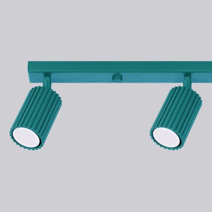 Brilagi - LED bodové svietidlo CRESTO 4xGU10/10W/230V tyrkysové
