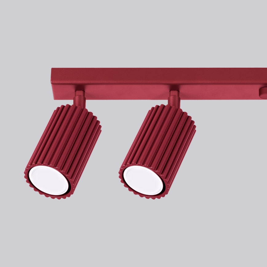Brilagi - LED bodové svietidlo CRESTO 6xGU10/10W/230V bordové