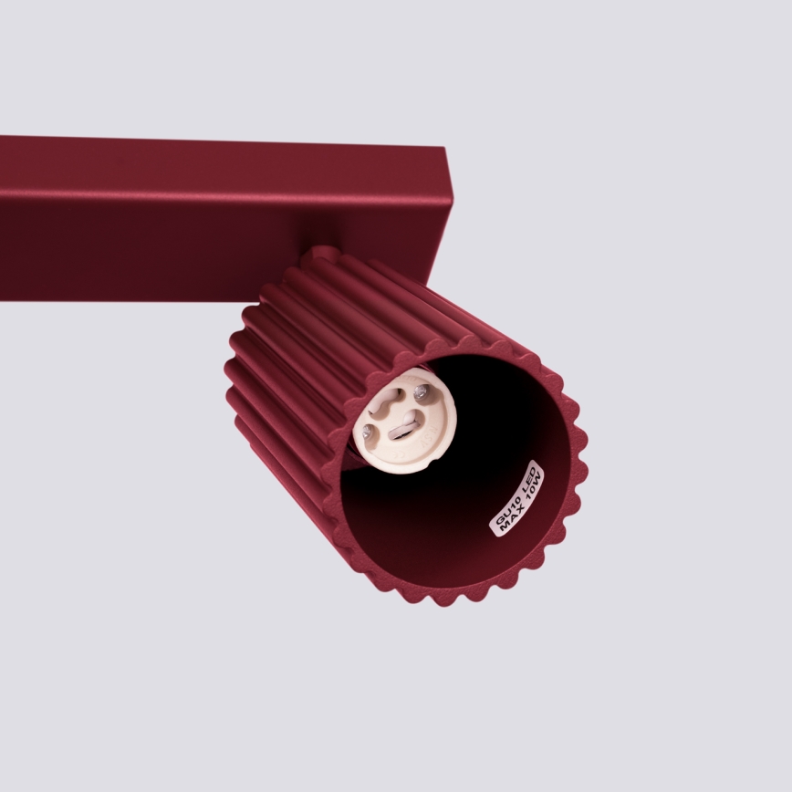 Brilagi - LED bodové svietidlo CRESTO 6xGU10/10W/230V bordové