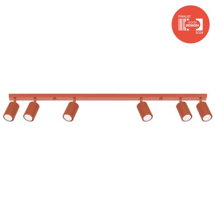 Brilagi - LED bodové svietidlo CRESTO 6xGU10/10W/230V červené