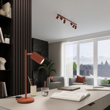 Brilagi - LED bodové svietidlo CRESTO 6xGU10/10W/230V červené