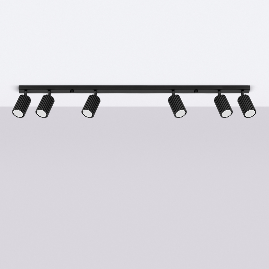 Brilagi - LED bodové svietidlo CRESTO 6xGU10/10W/230V čierna