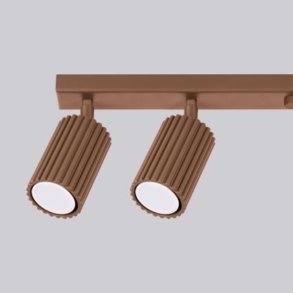 Brilagi - LED bodové svietidlo CRESTO 6xGU10/10W/230V hnedé