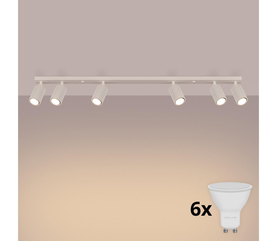 Brilagi - LED bodové svietidlo CRESTO 6xGU10/10W/230V krémové BR.1604