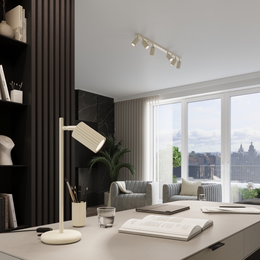 Brilagi - LED bodové svietidlo CRESTO 6xGU10/10W/230V krémové