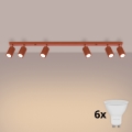 BRILAGI - LED Bodové svietidlo CRESTO 6xGU10/10W/230V oranžová