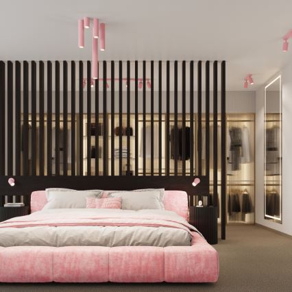 Brilagi - LED Bodové svietidlo CRESTO 6xGU10/10W/230V ružová