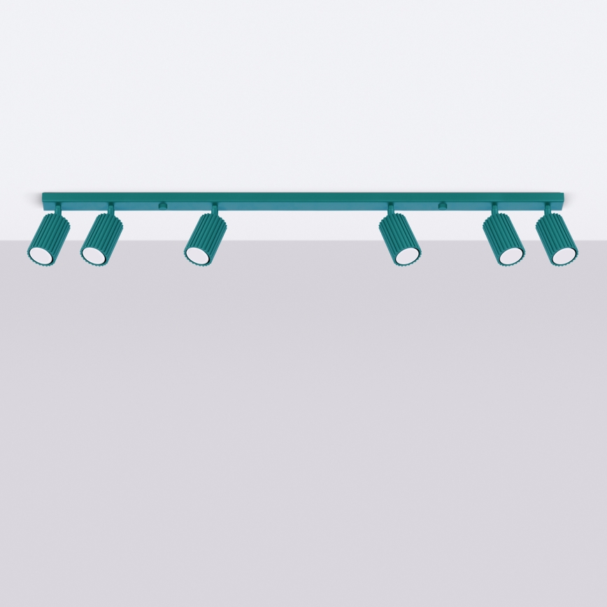 Brilagi - LED bodové svietidlo CRESTO 6xGU10/10W/230V tyrkysové