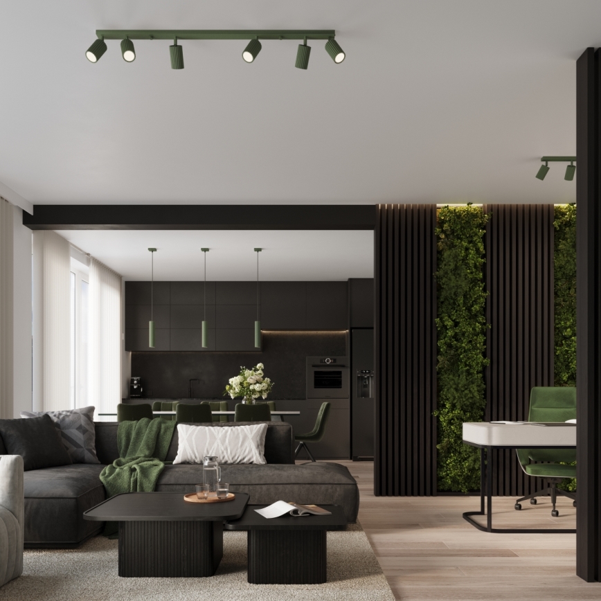 Brilagi - LED bodové svietidlo CRESTO 6xGU10/10W/230V zelené