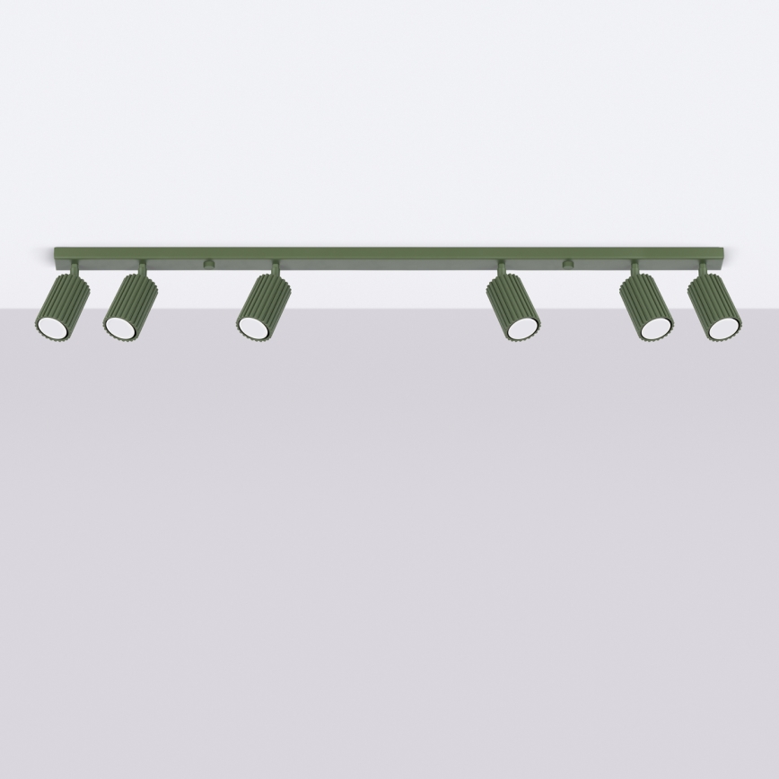 Brilagi - LED bodové svietidlo CRESTO 6xGU10/10W/230V zelené