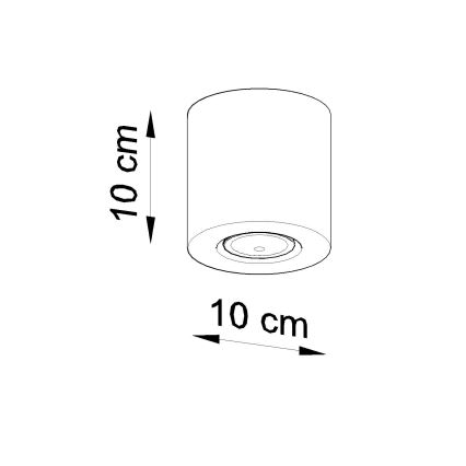 Brilagi -  LED Bodové svietidlo FRIDA 1xGU10/7W/230V betón