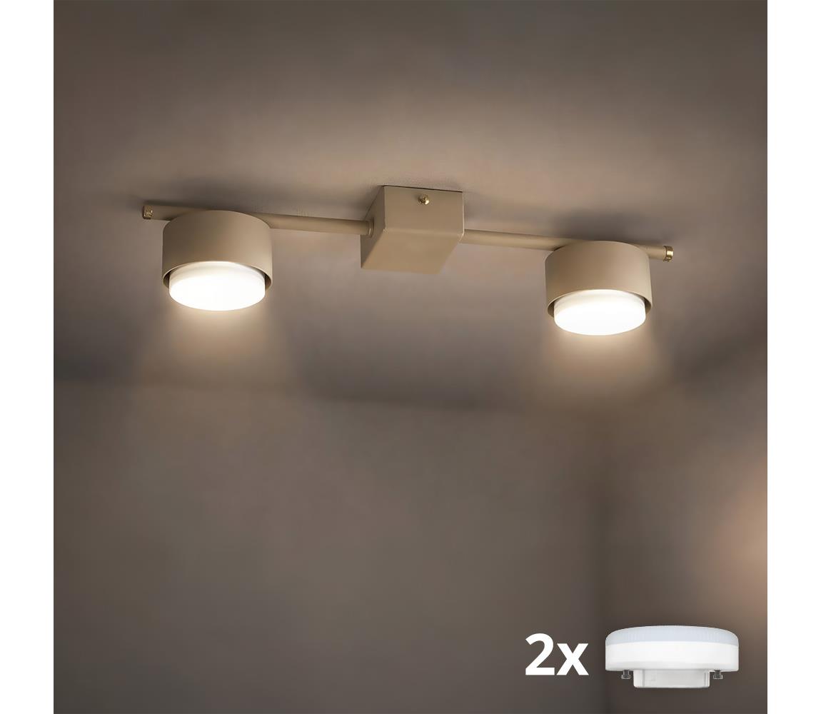 Brilagi - LED bodové svietidlo MONO 2xGX53/30W/230V béžové 90-001B