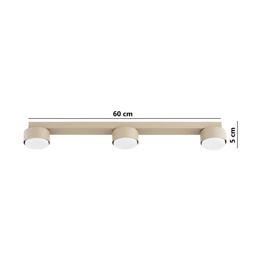 Brilagi - LED bodové svietidlo MONO 3xGX53/30W/230V béžová