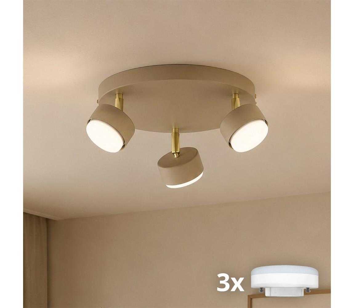 Brilagi - LED Bodové svietidlo MONO 3xGX53/30W/230V béžová/zlatá 90-014B
