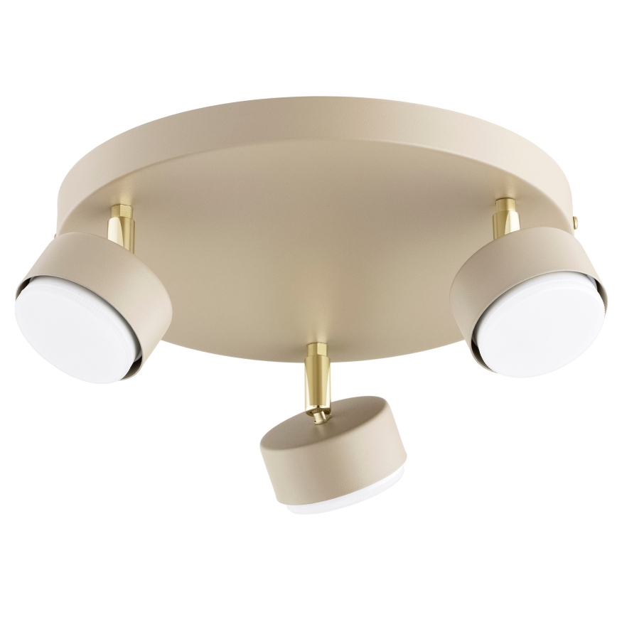 Brilagi - LED Bodové svietidlo MONO 3xGX53/30W/230V béžová/zlatá
