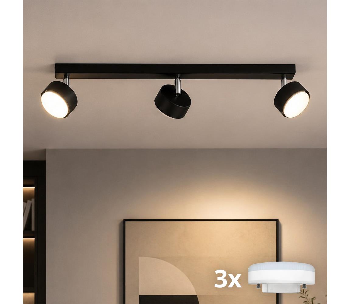 Brilagi - LED bodové svietidlo MONO 3xGX53/30W/230V čierna 89-011B
