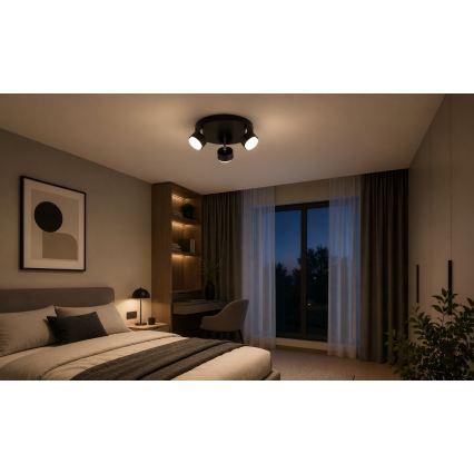 Brilagi - LED bodové svietidlo MONO 3xGX53/30W/230V čierne