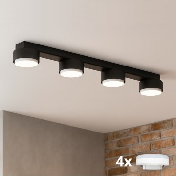 Brilagi - LED bodové svietidlo MONO 4xGX53/13W/230V čierne