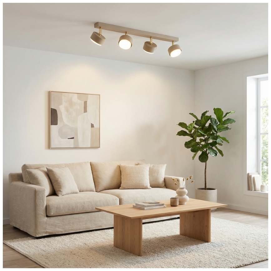 Brilagi - LED bodové svietidlo MONO 4xGX53/30W/230V béžové