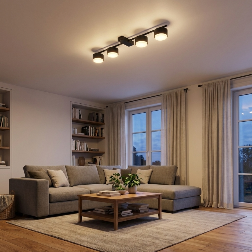 Brilagi - LED bodové svietidlo MONO 4xGX53/30W/230V čierna