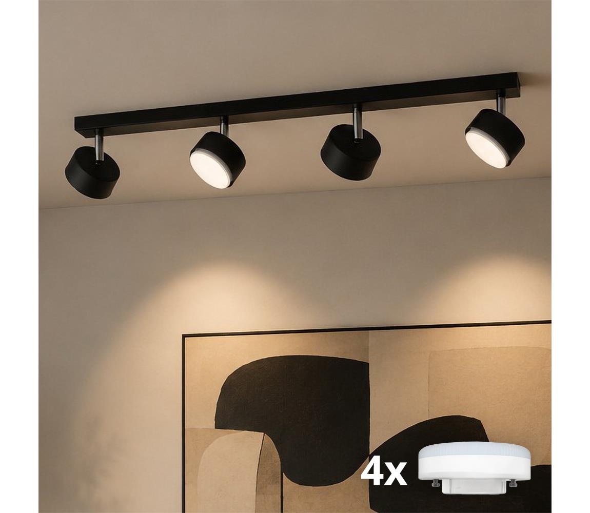 Brilagi - LED bodové svietidlo MONO 4xGX53/30W/230V čierna 89-012B