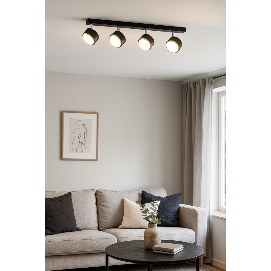 Brilagi - LED bodové svietidlo MONO 4xGX53/30W/230V čierna