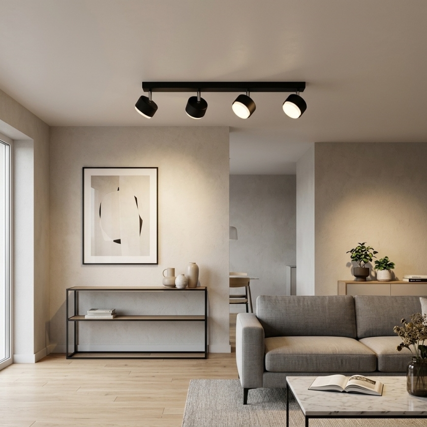 Brilagi - LED bodové svietidlo MONO 4xGX53/30W/230V čierna