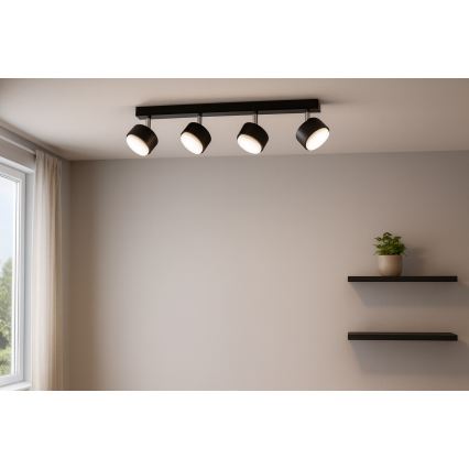 Brilagi - LED bodové svietidlo MONO 4xGX53/30W/230V čierna