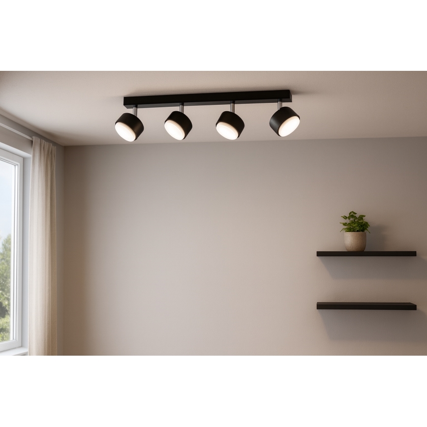 Brilagi - LED bodové svietidlo MONO 4xGX53/30W/230V čierna