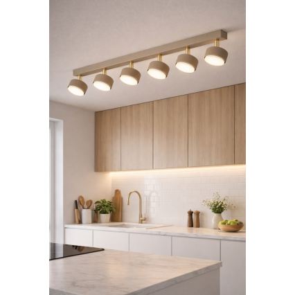 Brilagi - LED Bodové svietidlo MONO 6xGX53/30W/230V béžová/zlatá