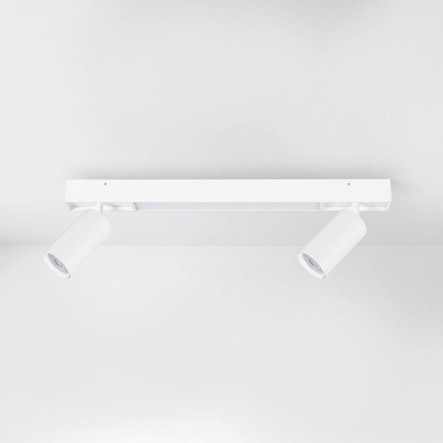 Brilagi - LED Bodové svietidlo SELE 2xGU10/30W/230V + LED/15W biela