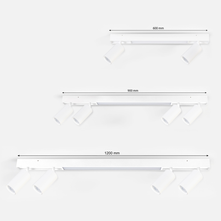 Brilagi - LED Bodové svietidlo SELE 2xGU10/30W/230V + LED/15W biela