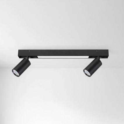 Brilagi - LED bodové svietidlo SELE 2xGU10/30W/230V + LED/15W čierna