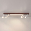 BRILAGI - LED Bodové svietidlo SELE 4xGU10/30W/230V + LED/20W biela/dekor čerešne