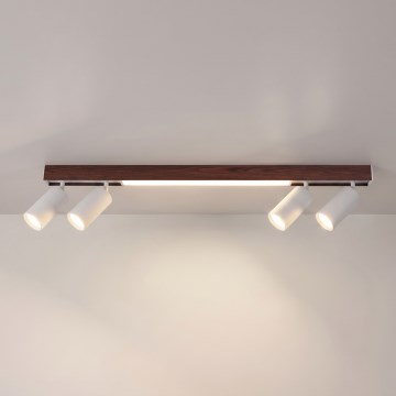 BRILAGI - LED Bodové svietidlo SELE 4xGU10/30W/230V + LED/20W biela/dekor čerešne