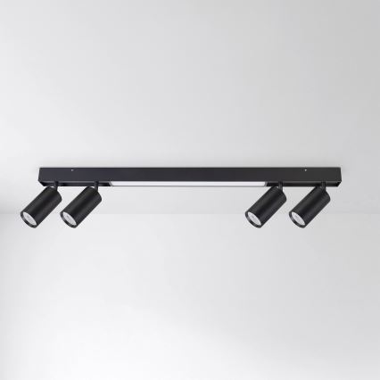 Brilagi - LED Bodové svietidlo SELE 4xGU10/30W/230V + LED/20W čierna
