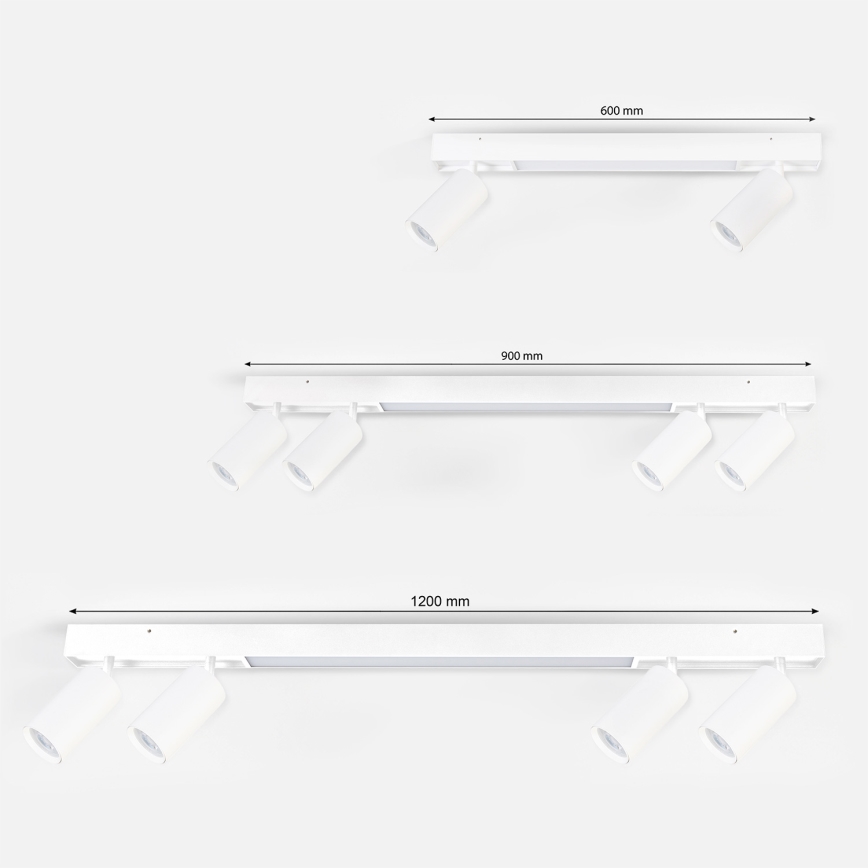 Brilagi - LED Bodové svietidlo SELE 4xGU10/30W/230V + LED/25W biela