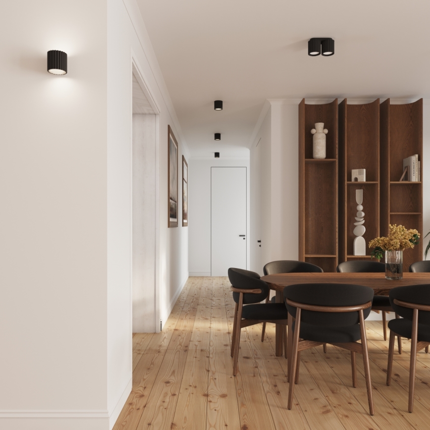 Brilagi - LED bodové svietidlo SFERA 1xGU10/10W/230V pr. 10 cm čierne