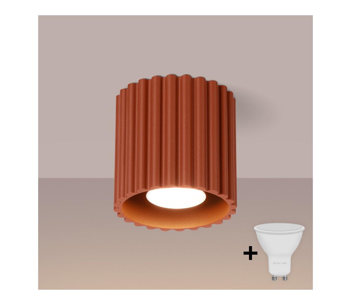 Brilagi - LED bodové svietidlo SFERA 1xGU10/10W/230V priemer 10 cm červená BR.1799