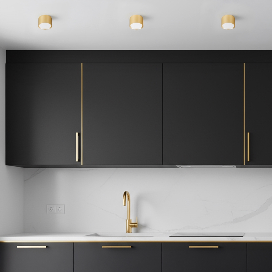 BRILAGI - LED Bodové svietidlo SMOOTH 1xGX53/15W/230V 60x82 mm zlaté