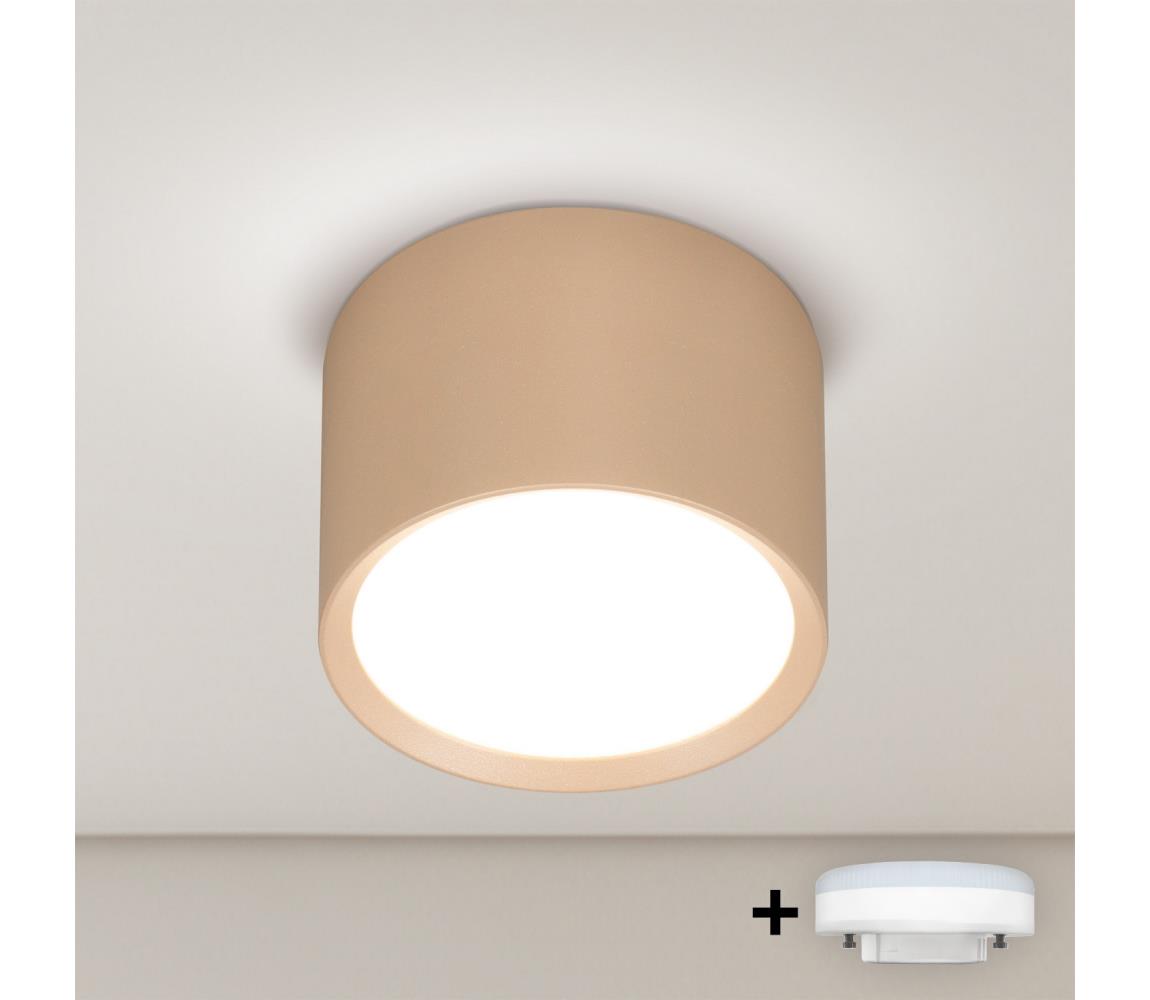 Brilagi - LED Bodové svietidlo SMOOTH 1xGX53/15W/230V béžové WO-GX-01-BEI-OEM